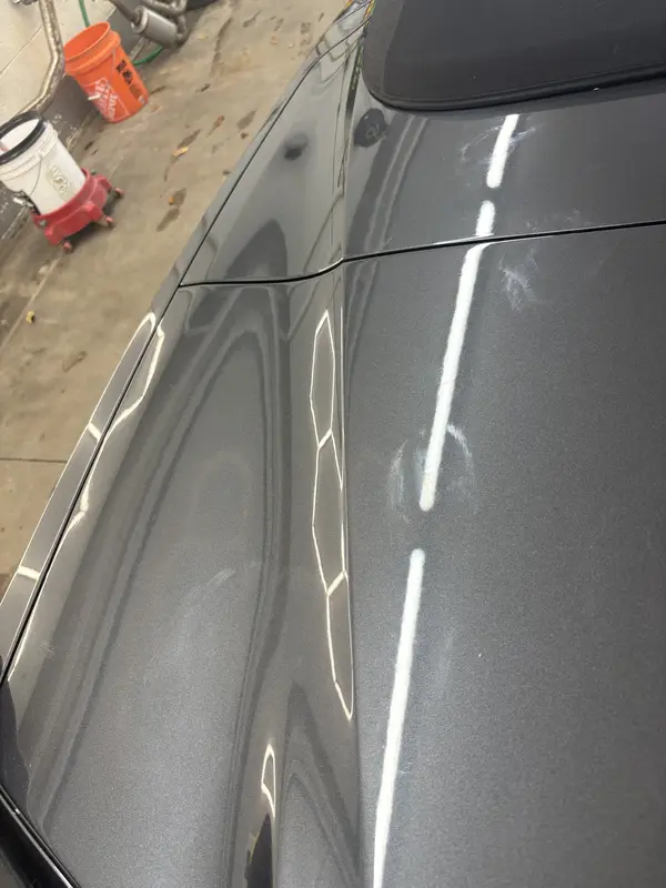 3-Step machine polish before with haze and paint defects visible — Central Ohio | Touch It Up Automotive